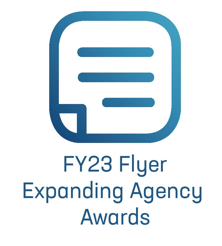 FY23 Flyer – Expanding Agency Awards
