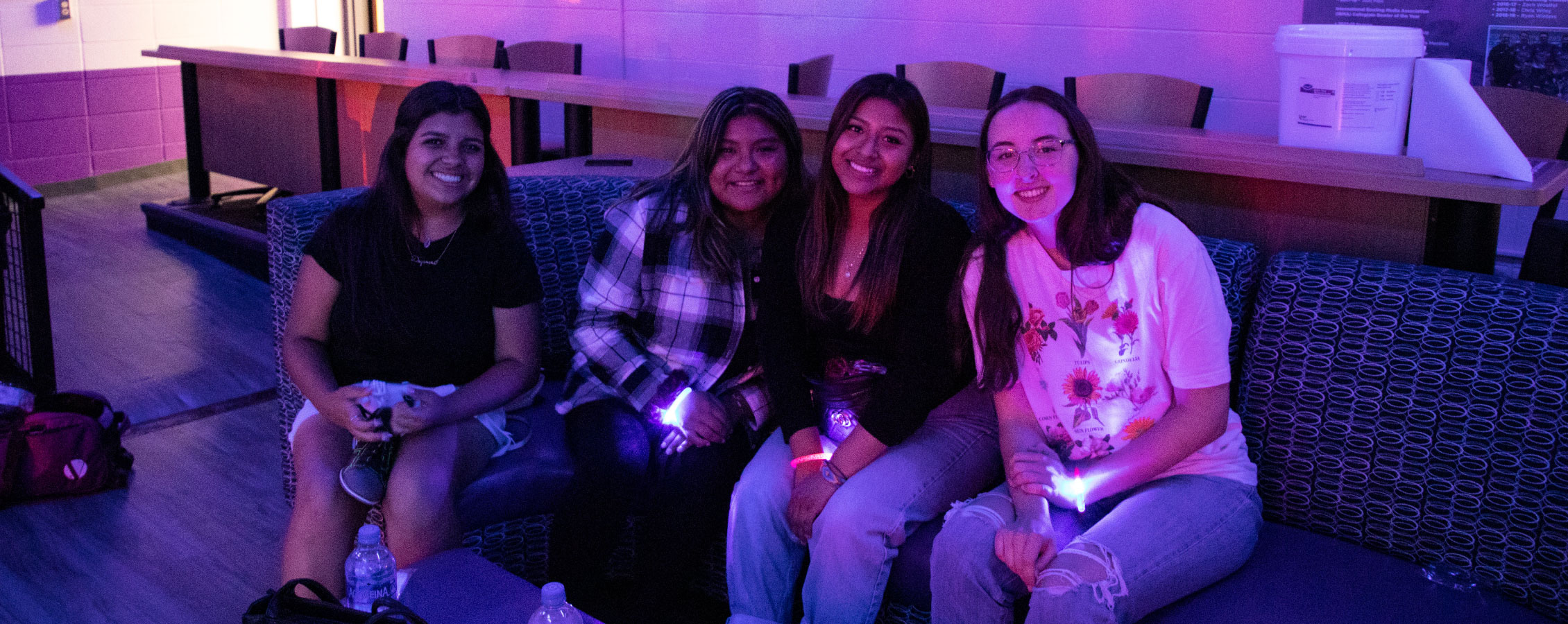 Student bowling in Warhawk Alley