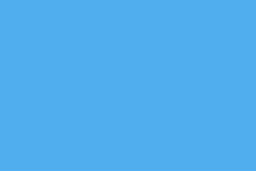 Bright blue rectangle.