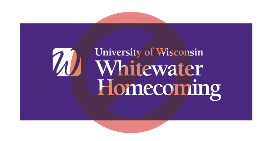 Altered UW-Whitewater logo with customized added text.