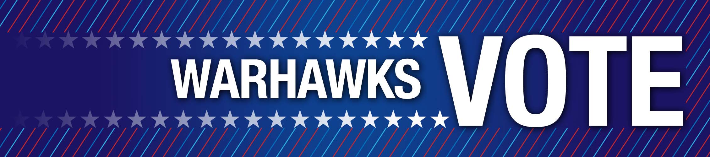 Warhawks Vote Banner Logo