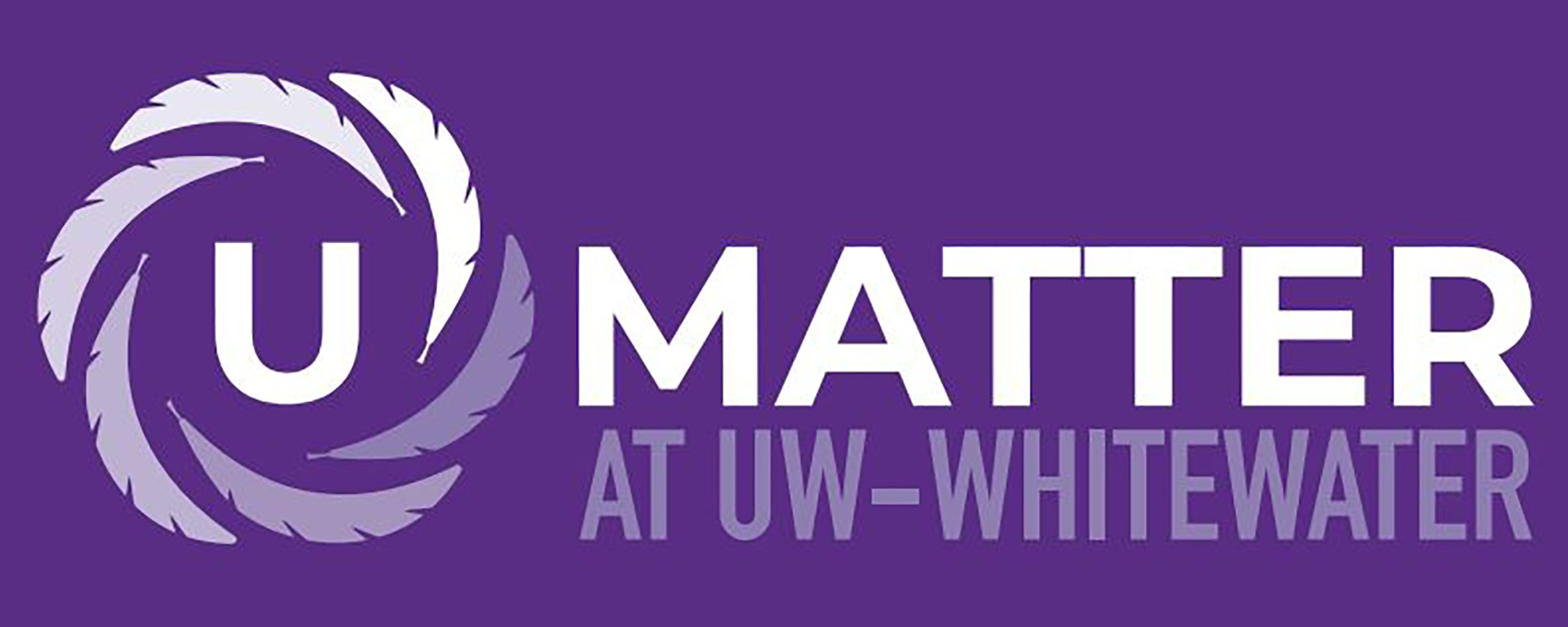 U Matter logo on a purple background